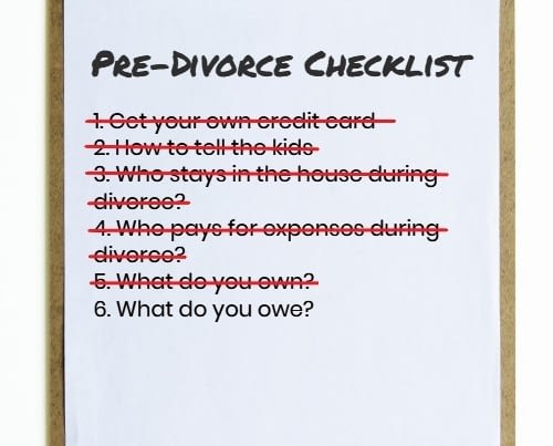 How to determine your debts in a divorce
